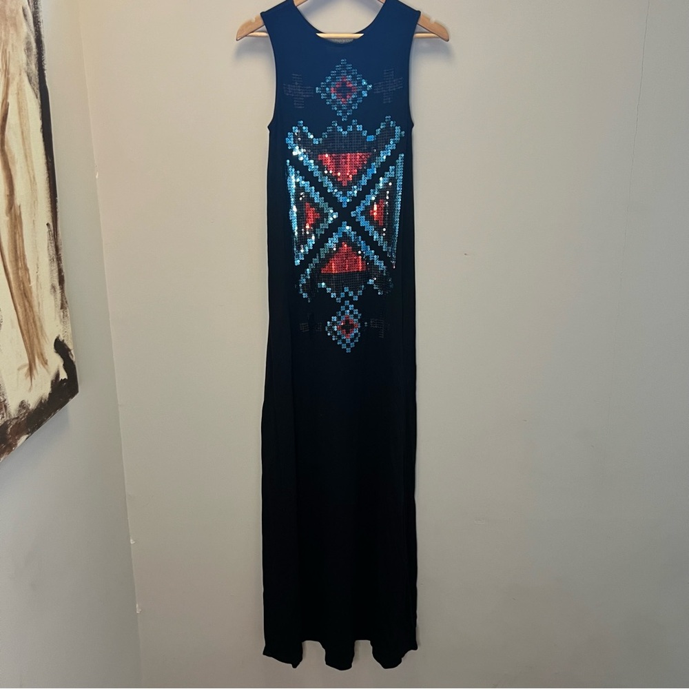 WILDFOX White Label 2000’s sleeveless oversized maxi dress, size S